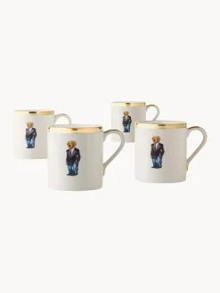 Set di 4 tazze in porcellana Wilshire