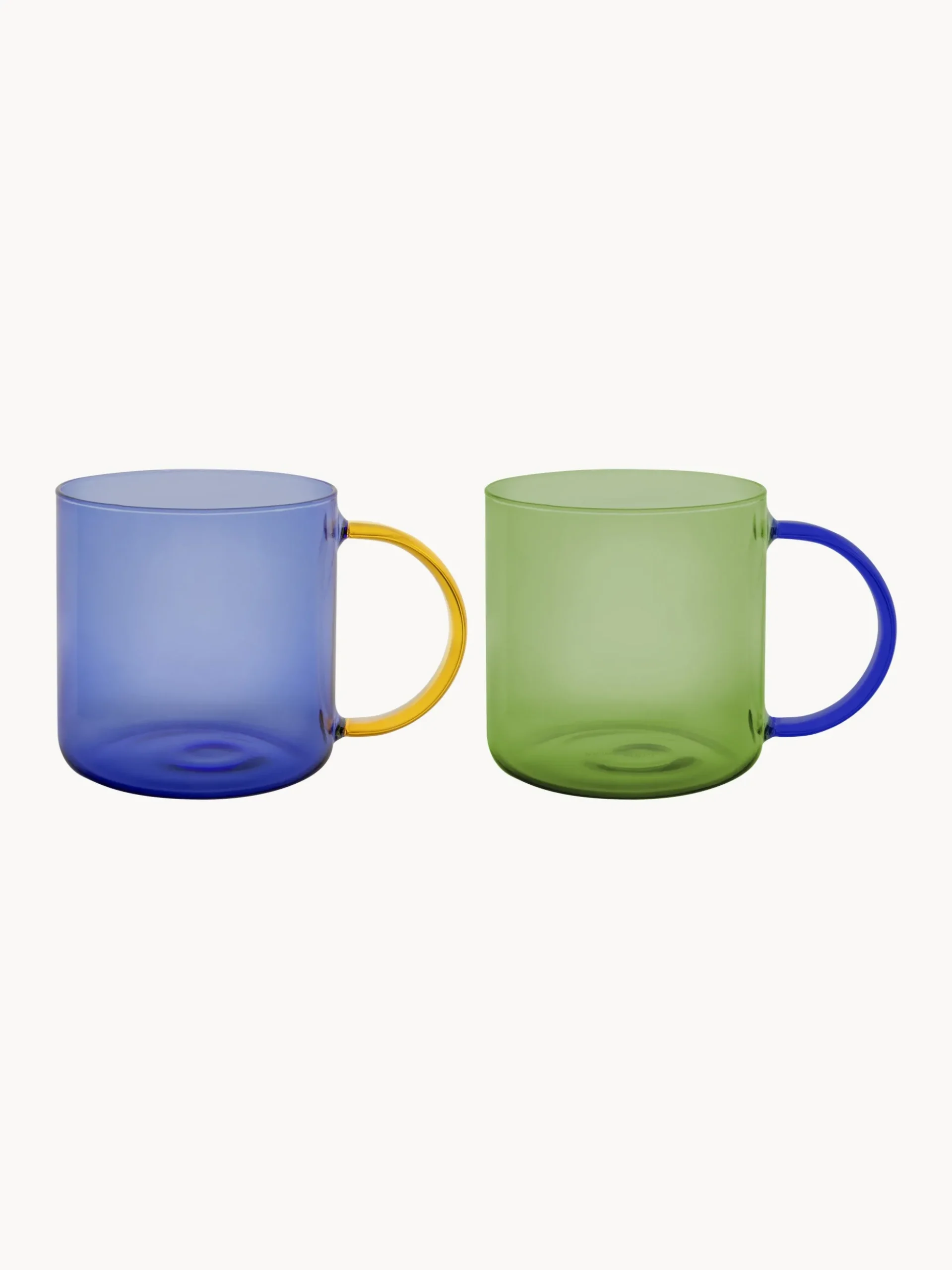 Set di 2 tazze in vetro borosilicato Fred