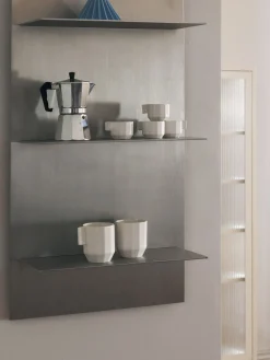 Set di 4 tazzine da caffè in porcellana Angoli