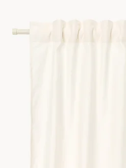 Set di 2 tende opache a righe Panama, larg. 140 cm