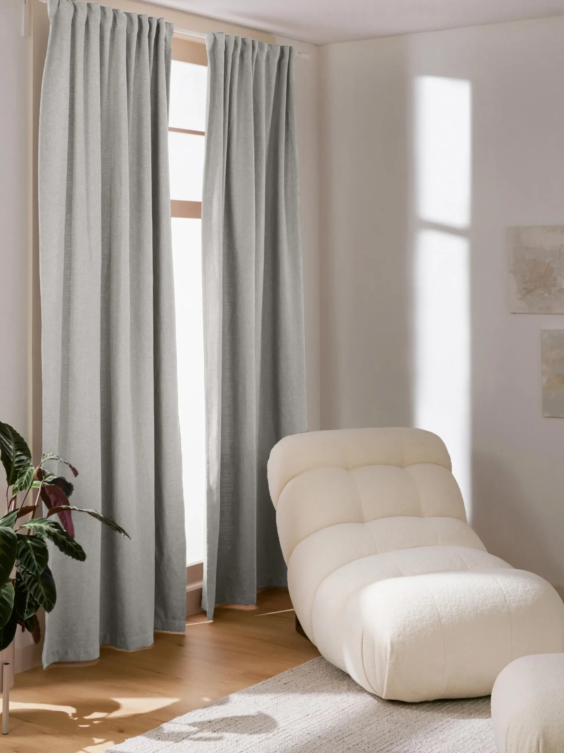 Set di 2 tende opache con multibanda Jensen, larg. 130 cm