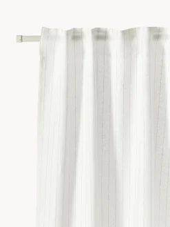 Set di 2 tende semitrasparenti con multibanda Gardine Birch, larg 130 cm