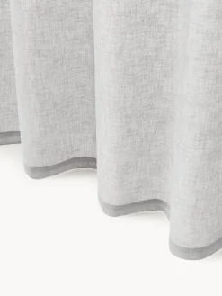 Set di 2 tende semitrasparenti Ibiza, larg. 135 cm