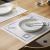 Set di 2 tovagliette americane ricamate Tutti