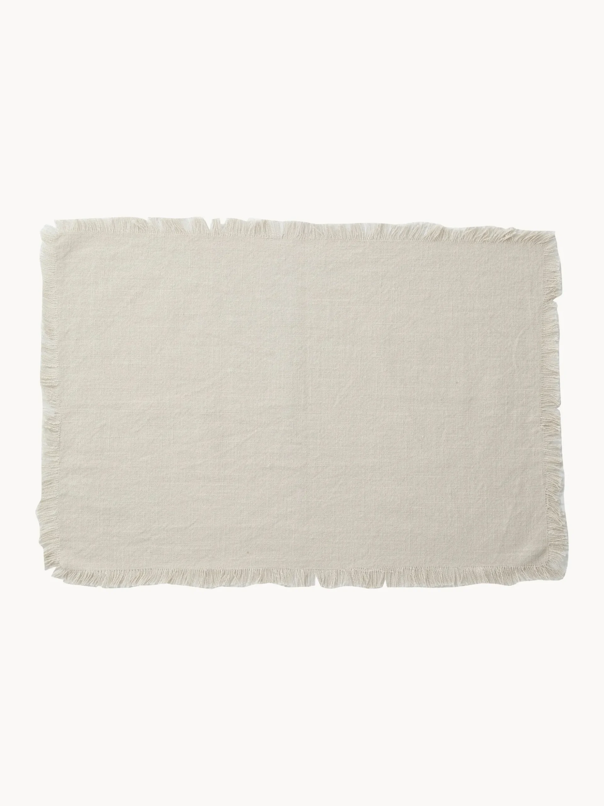 Set di 4 tovagliette americane in cotone Leo