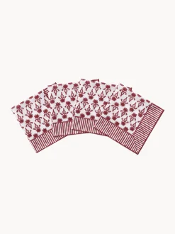 Set di 4 tovaglioli fatti a mano Lily