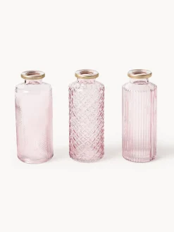 Set di 3 vasi piccoli in vetro Adore