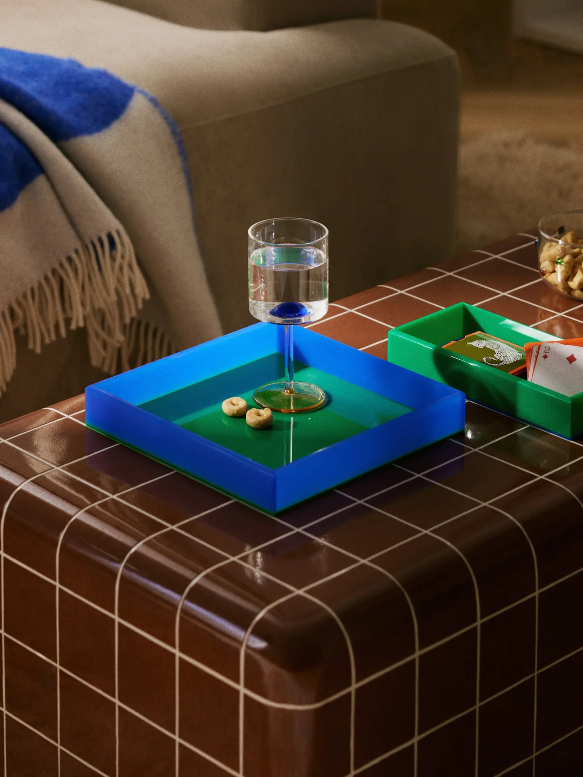 Set di 2 vassoi decorativi Yuki