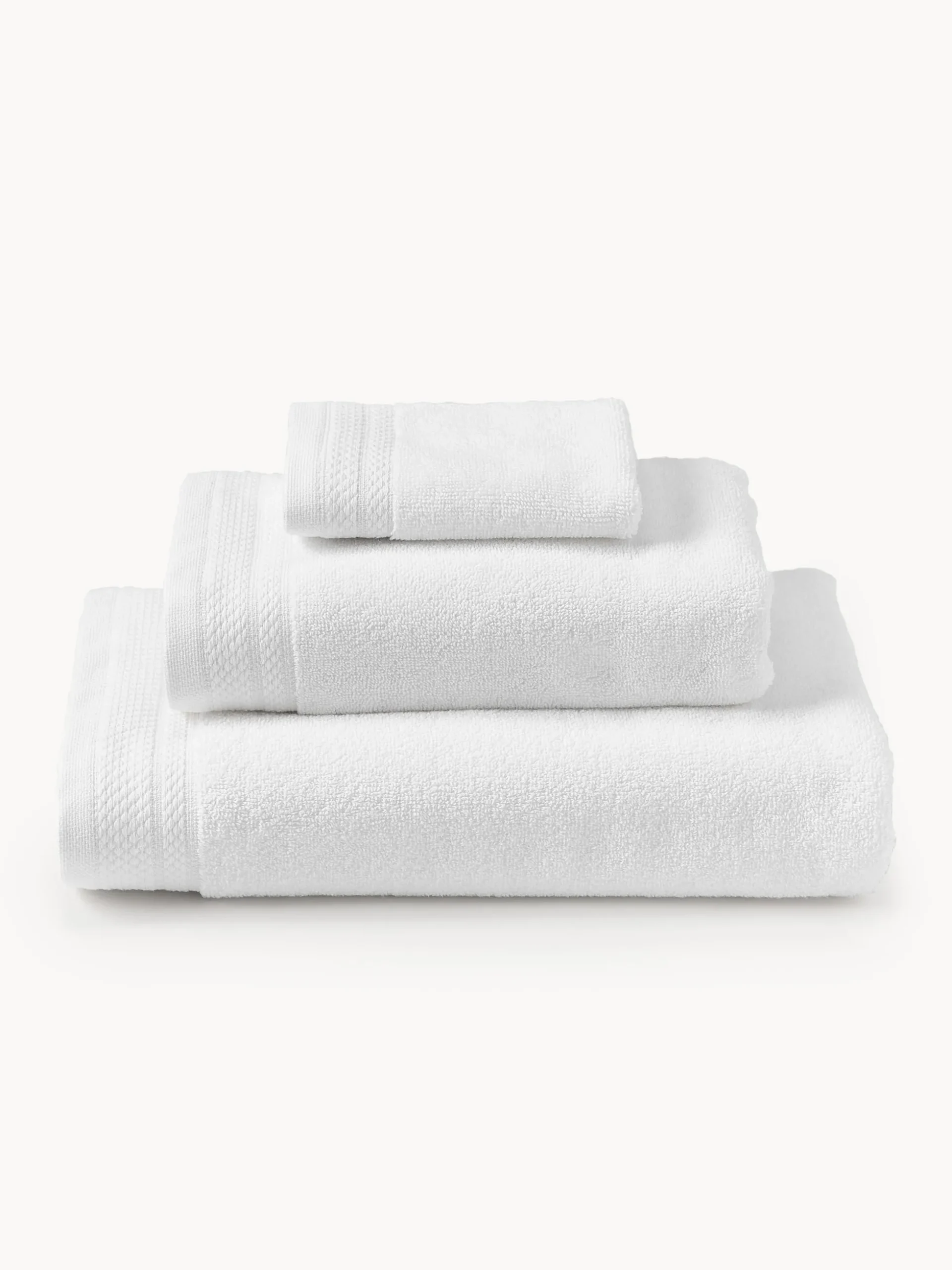 Set di asciugamani in cotone organico Premium, varie misure