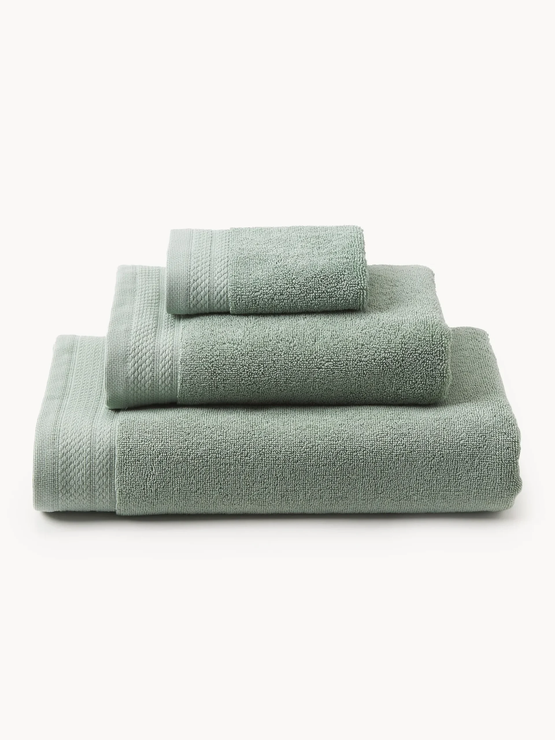 Set di asciugamani in cotone organico Premium, varie misure
