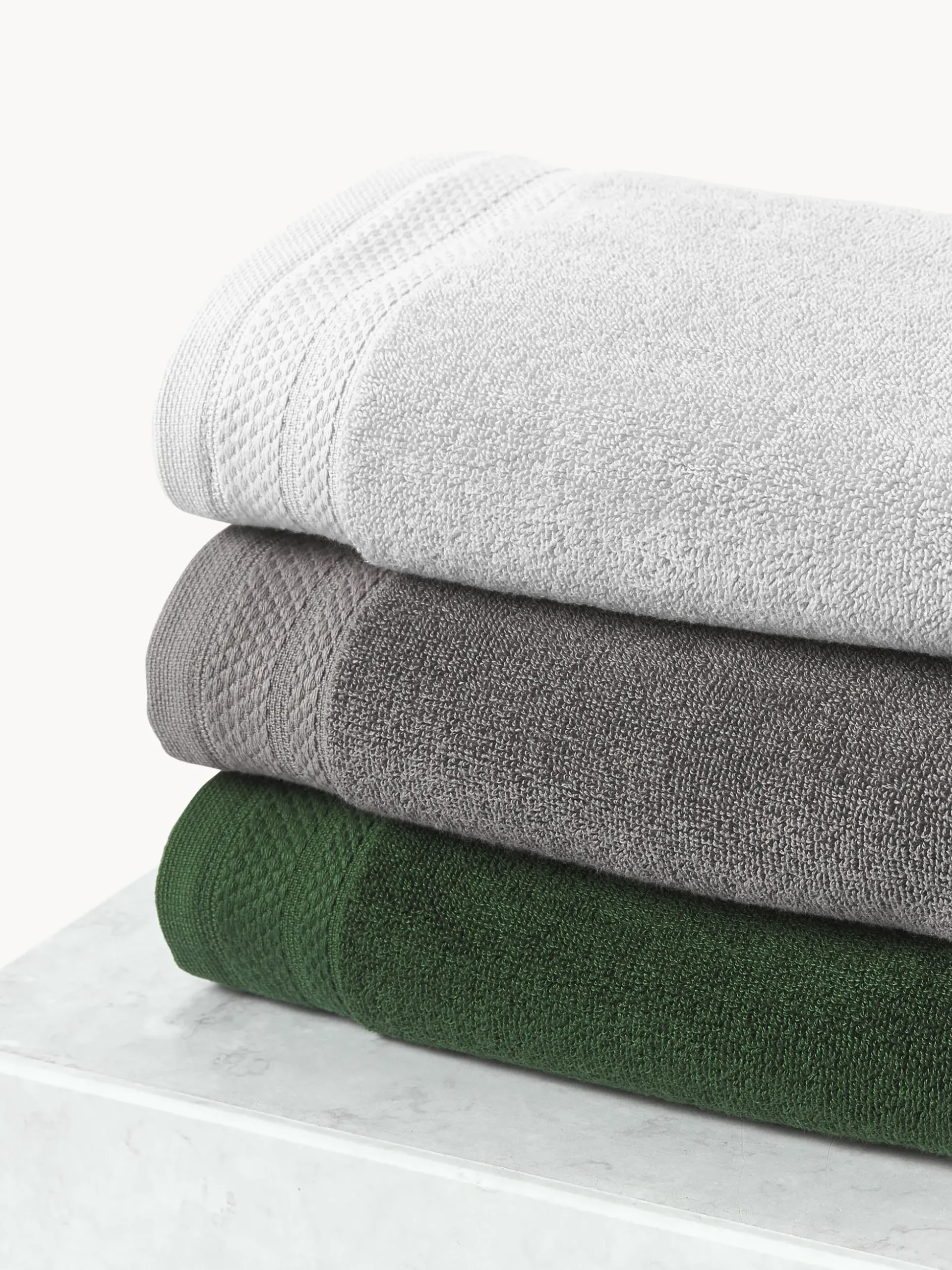 Set di asciugamani in cotone organico Premium, varie misure