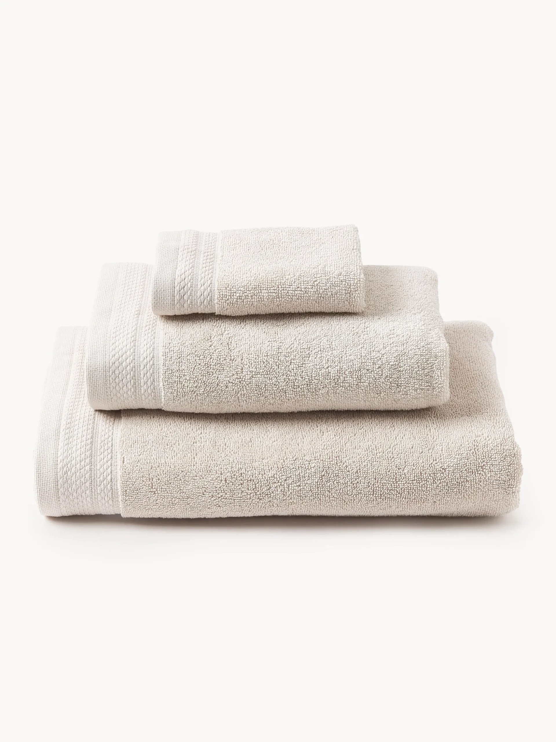 Set di asciugamani in cotone organico Premium, varie misure