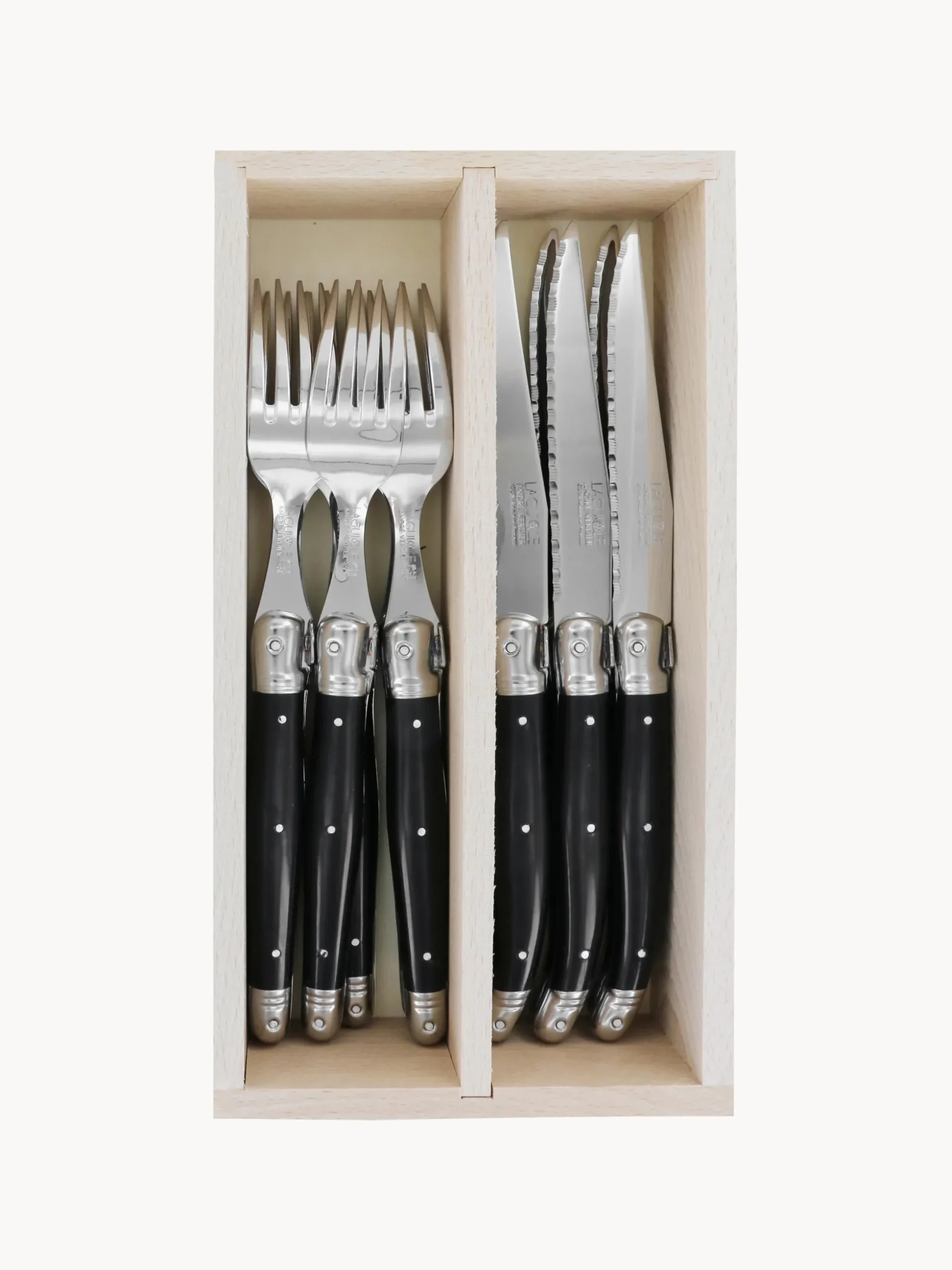 Set di posate altamente lucidate Debutant, 6 persone (12 pz)