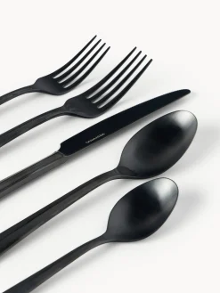 Set di posate in acciaio inox spazzolato Thibaud, varie misure