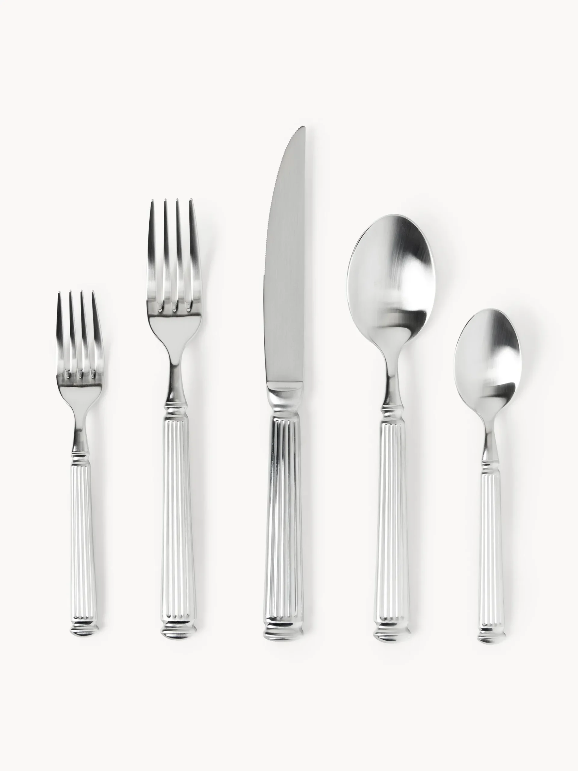 Set di posate spazzolate Rick, varie misure