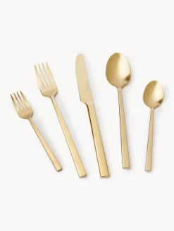 Set di posate spazzolate opache Shine, varie misure