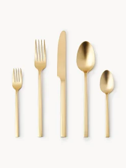 Set di posate spazzolate opache Shine, varie misure