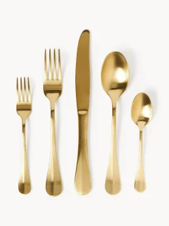 Set di posate spazzolate Zooey, varie misure