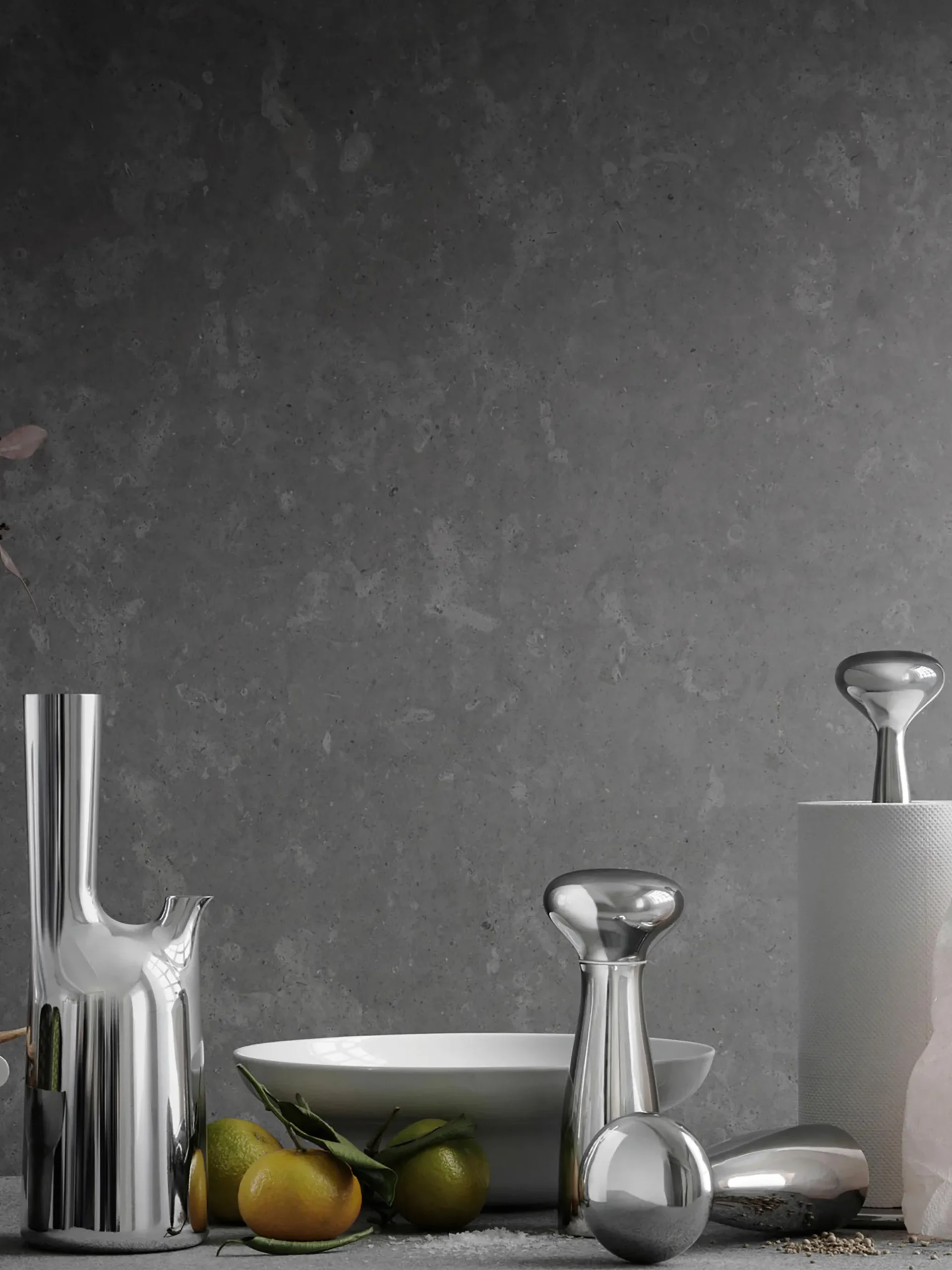 Set macina pepe e sale di design Alfredo 2 pz
