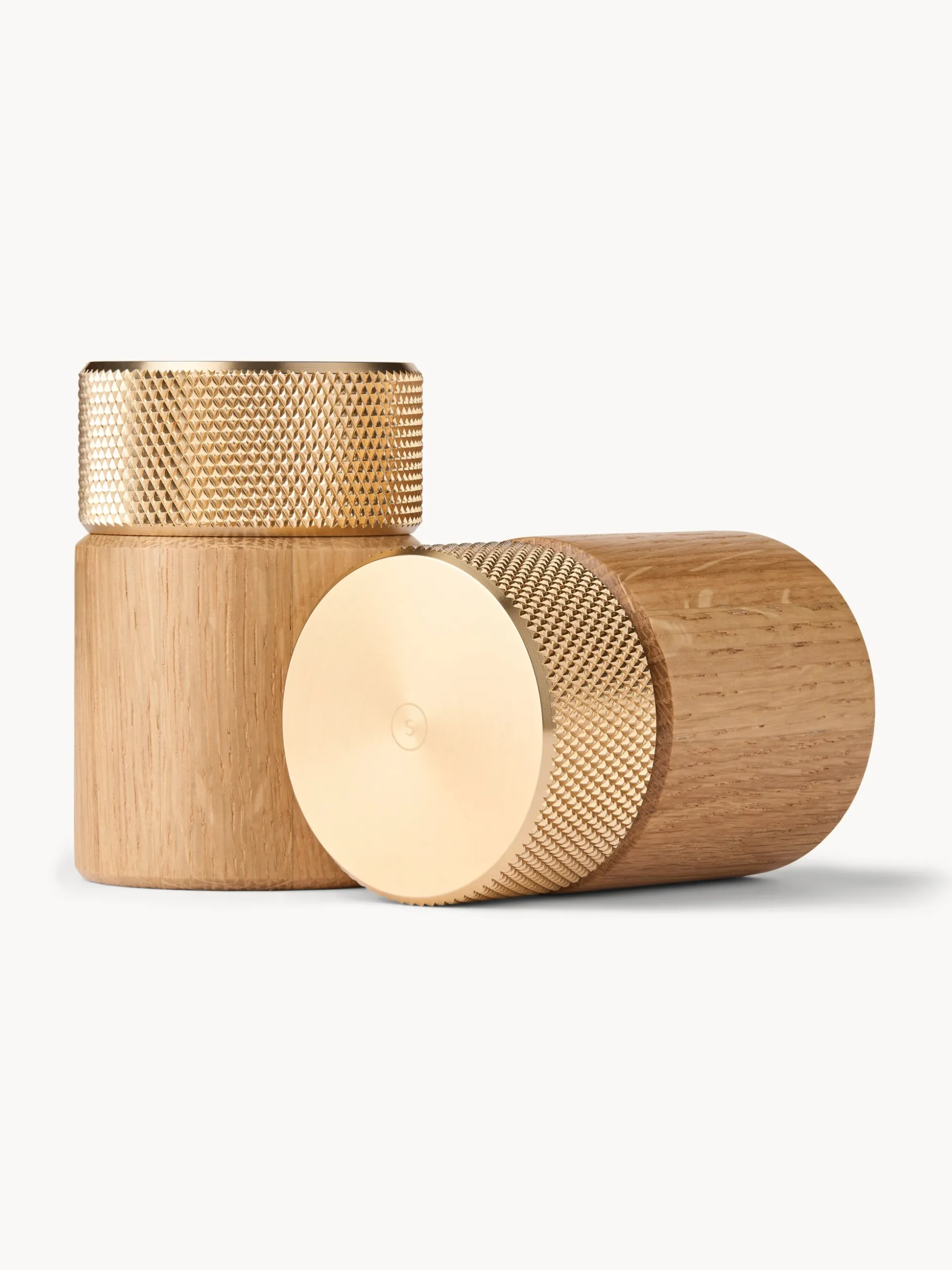 Set macina sale e pepe in legno di quercia Sina 3 pz