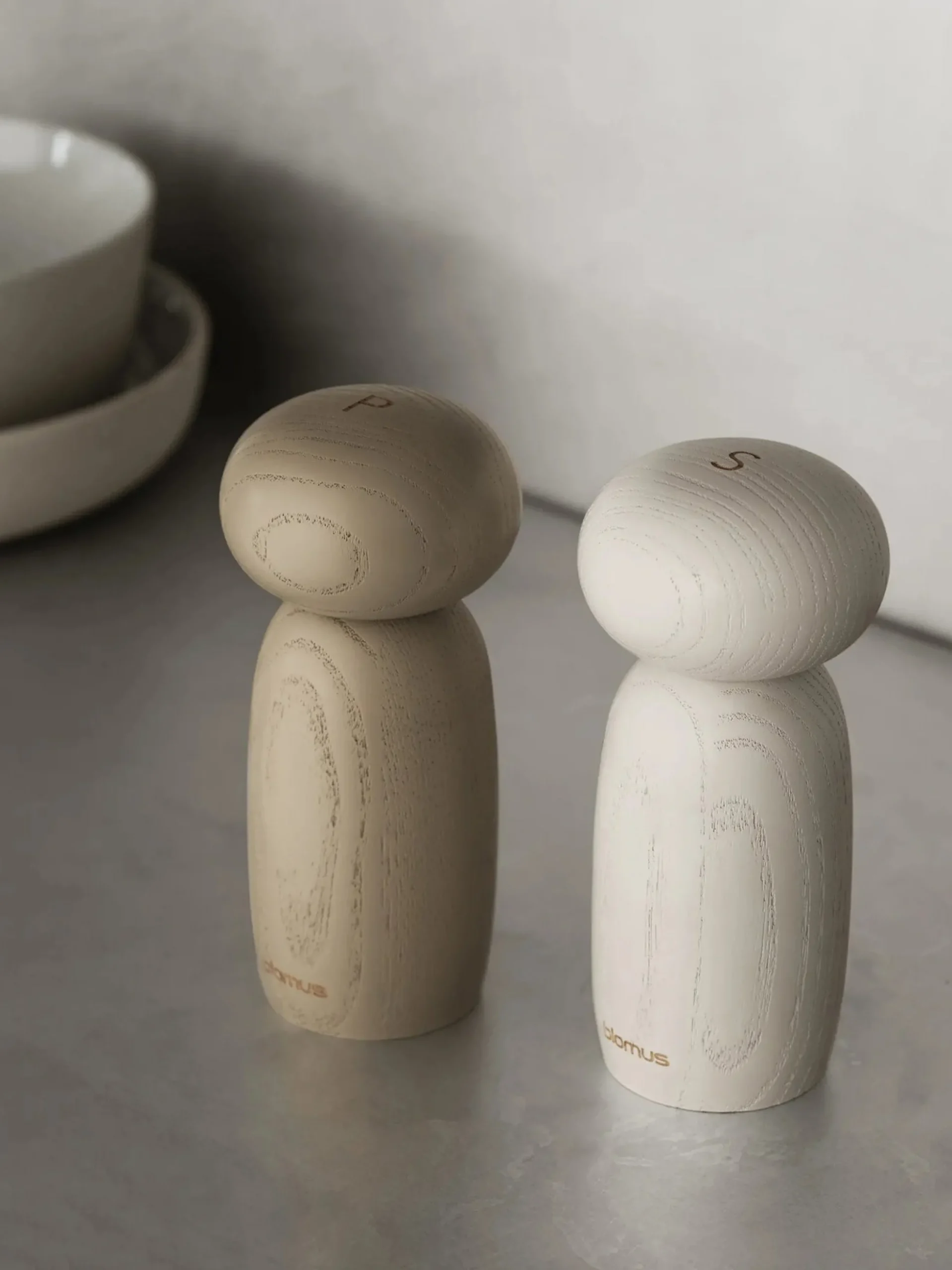 Set macina sale e pepe in legno di frassino Moli 2 pz
