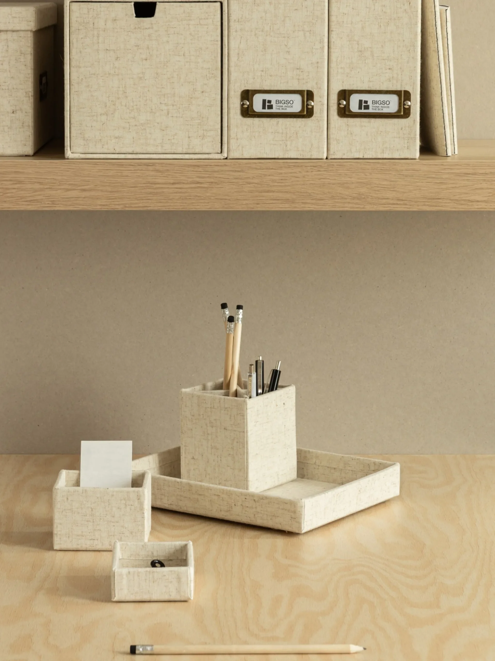 Set organizer da scrivania Lena 4 pz