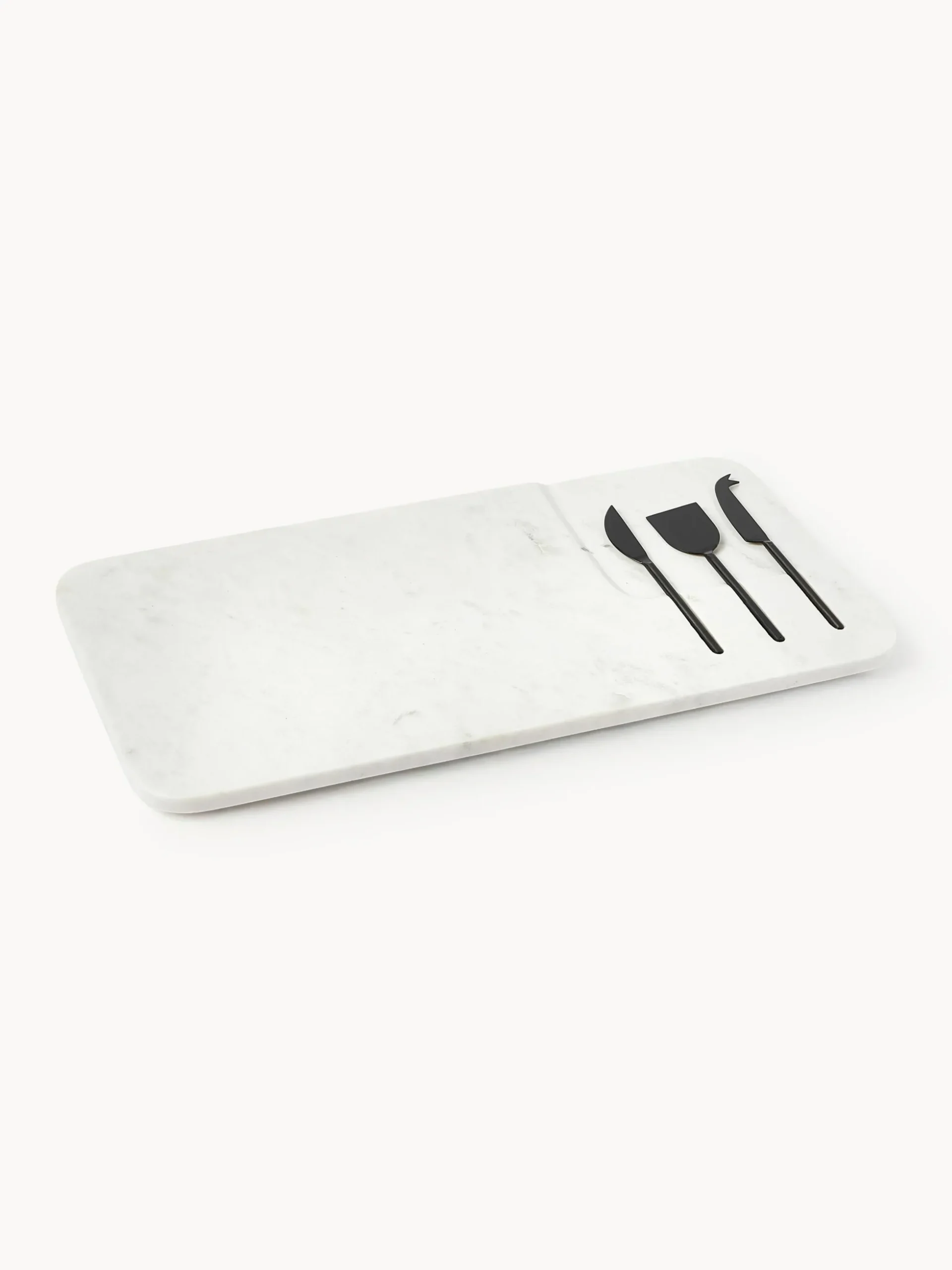 Set piatto da portata con coltelli da formaggio Jaya 4 pz