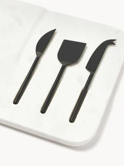 Set piatto da portata con coltelli da formaggio Jaya 4 pz