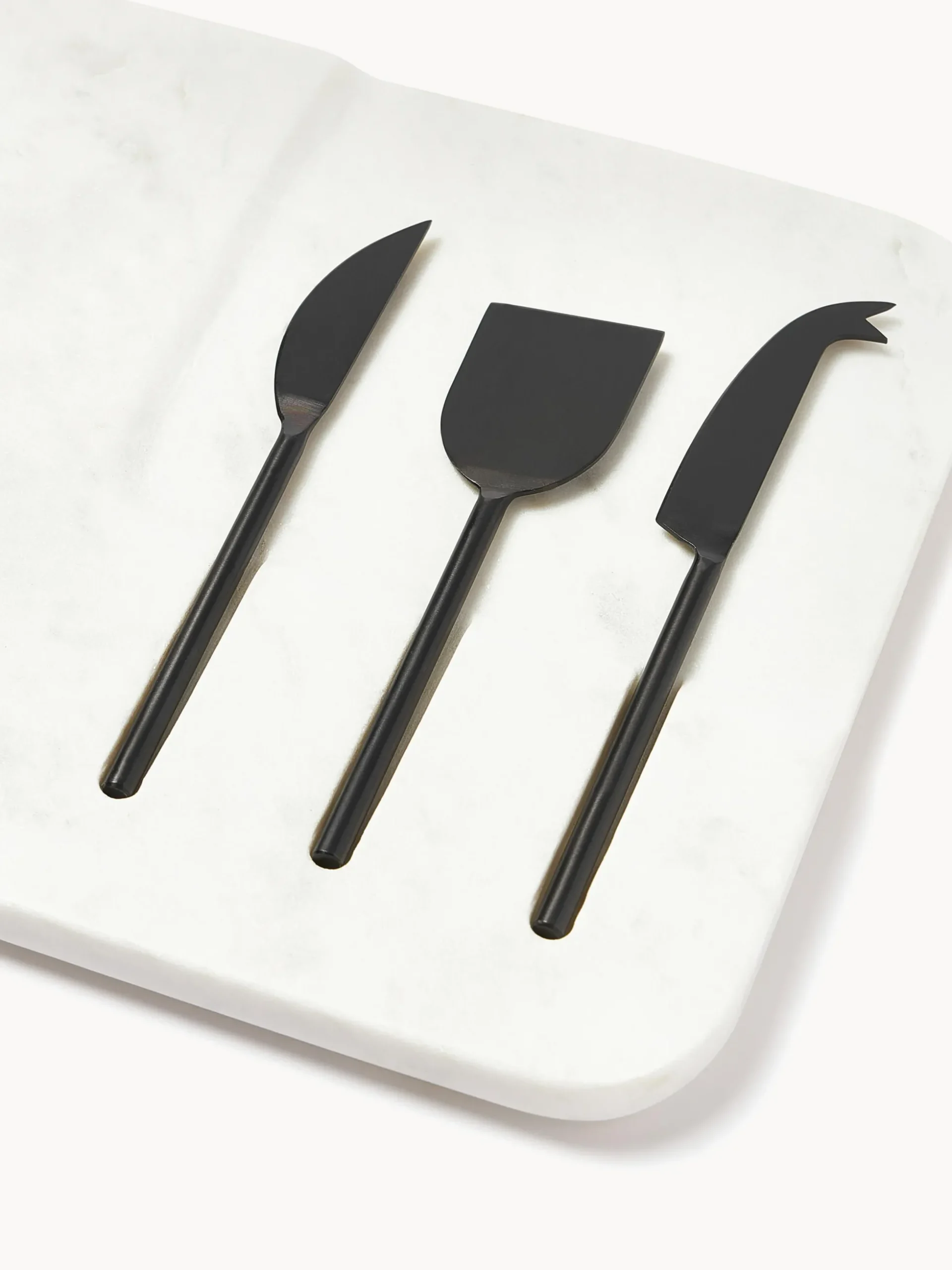 Set piatto da portata con coltelli da formaggio Jaya 4 pz