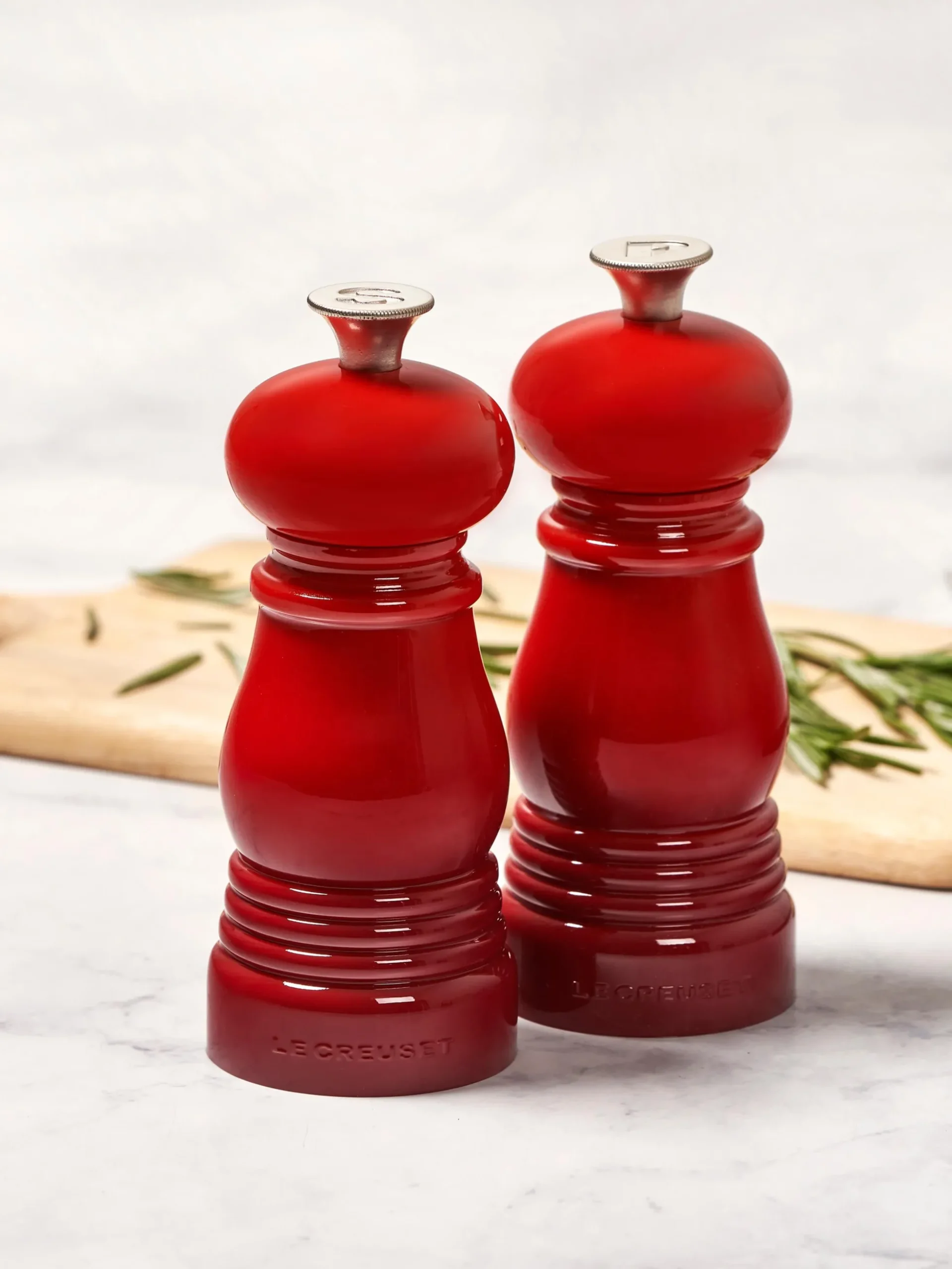 Set saliera e pepiera con macinino in ceramica Creuset 2 pz