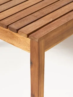 Set salotto da giardino in legno di acacia Bo 4 pz