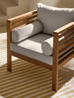 Set salotto da giardino in legno di acacia Bo 4 pz