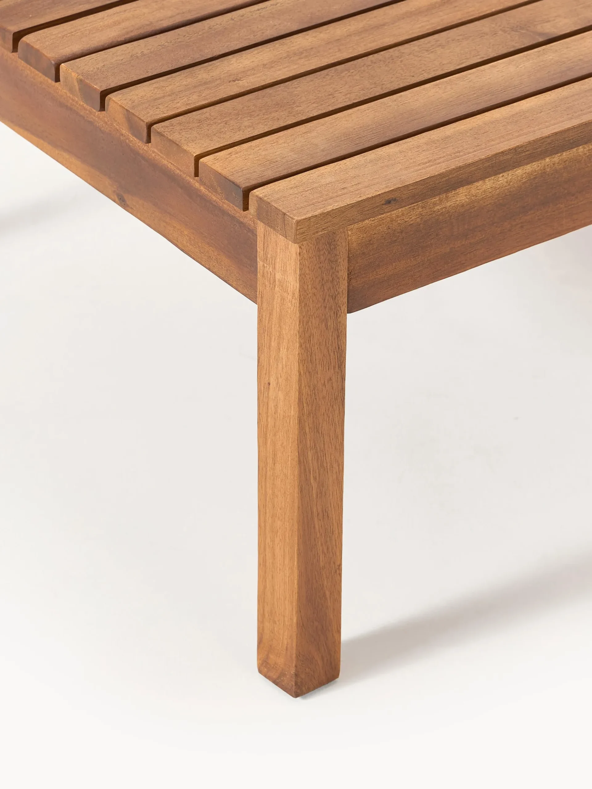 Set salotto da giardino in legno di acacia Bo 4 pz