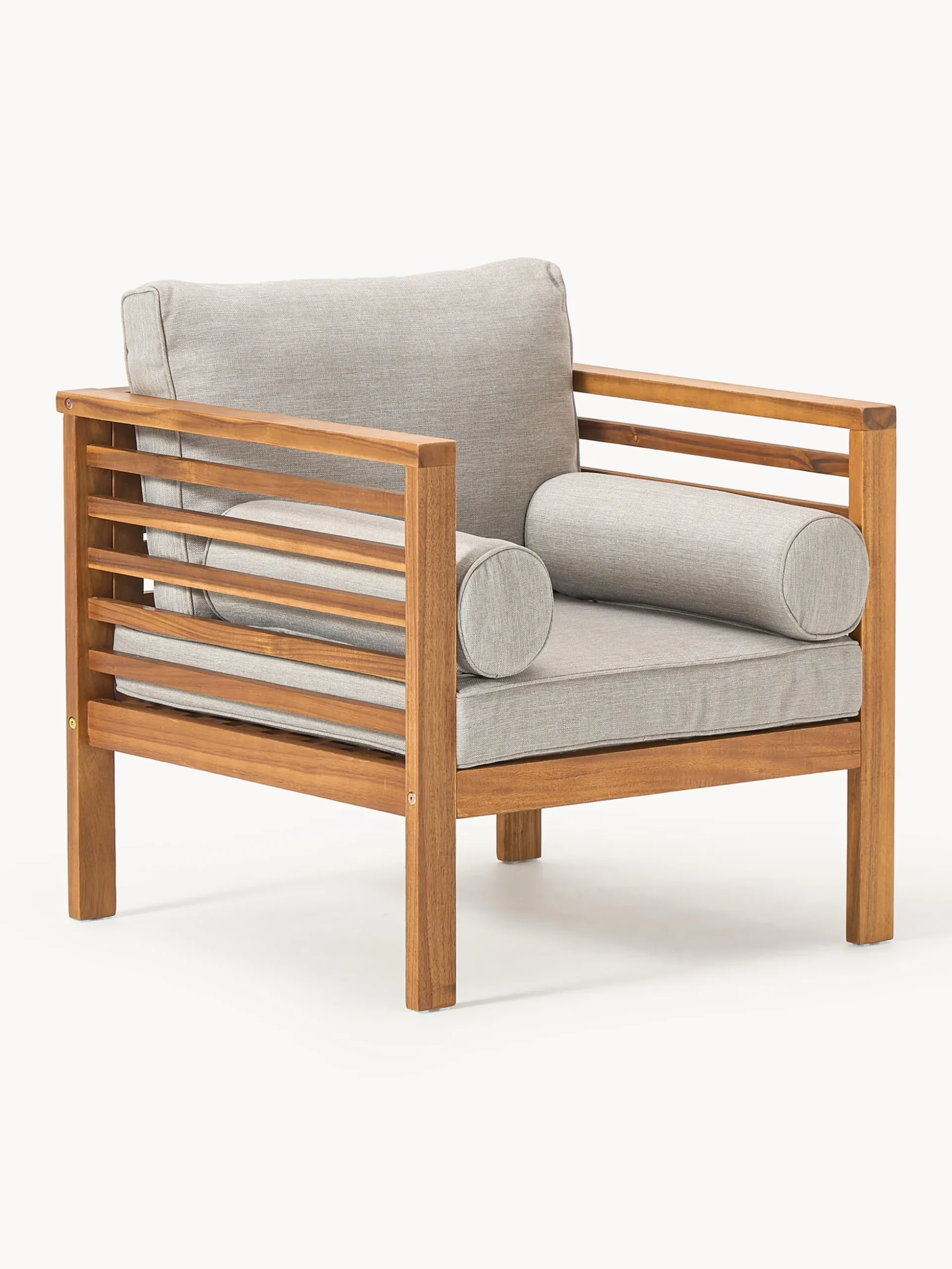 Set salotto da giardino in legno di acacia Bo 4 pz