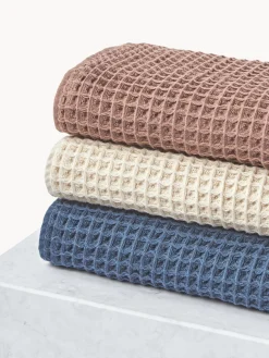 Set asciugamani con struttura waffle Ines, varie misure