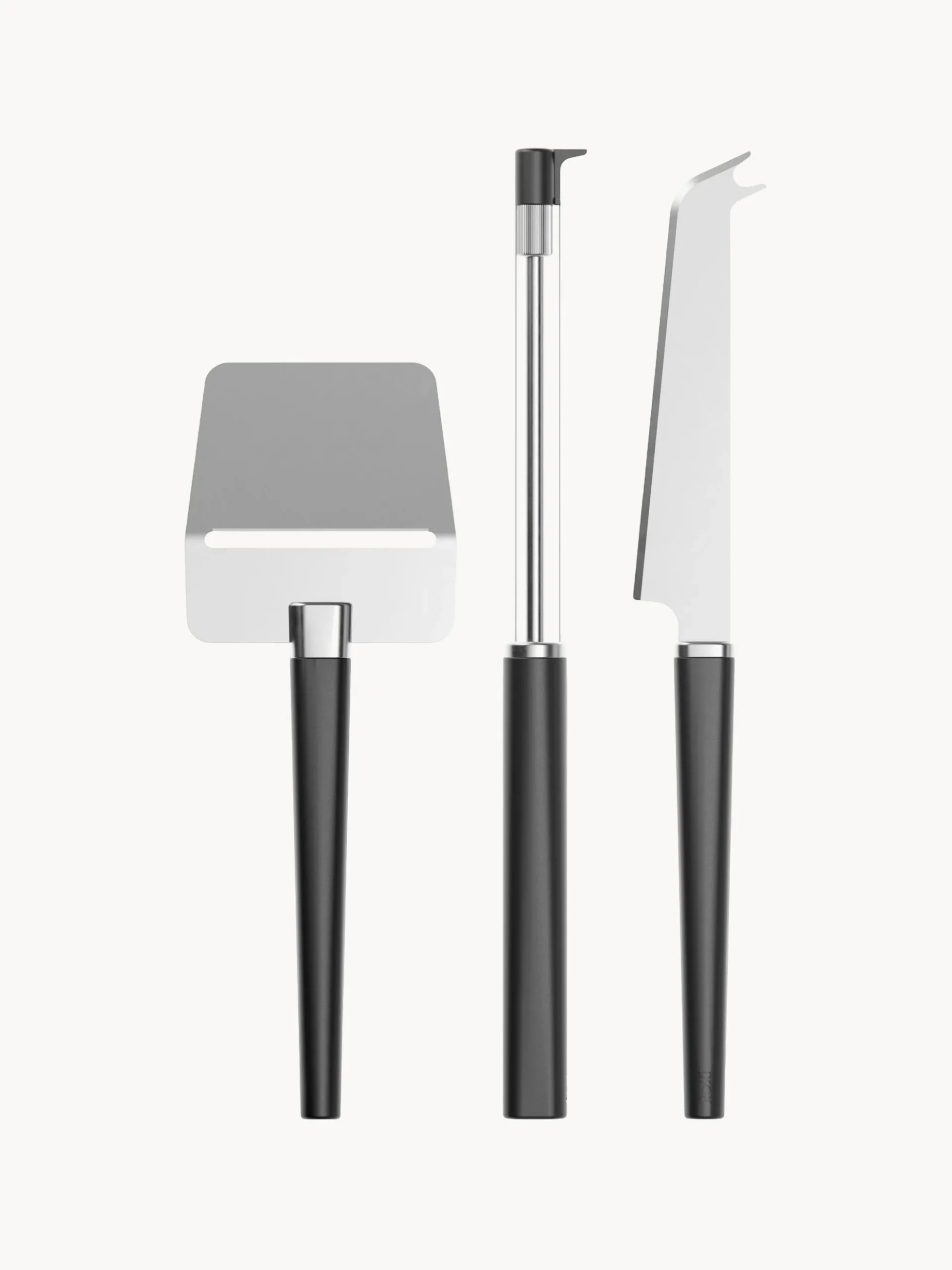 Set coltelli e affettatrice formaggio Emma, set da 3