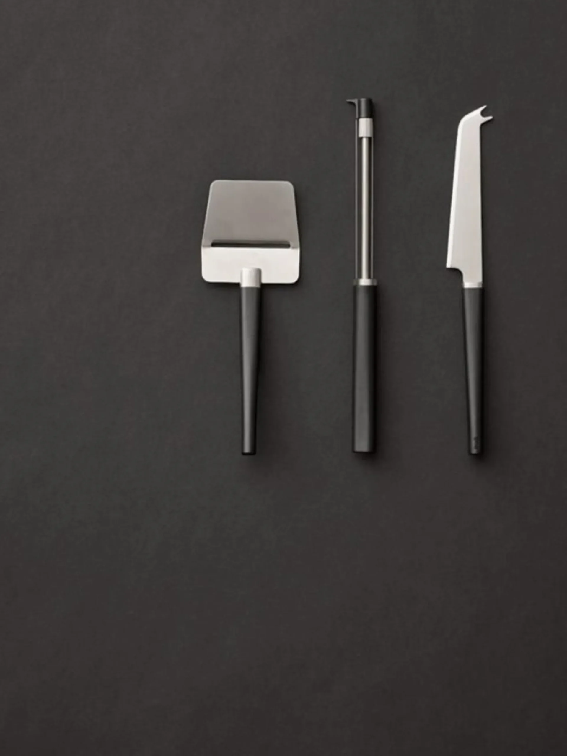 Set coltelli e affettatrice formaggio Emma, set da 3