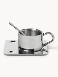 Set da caffè in acciaio inossidabile Shiloh 3 pz