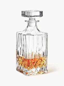 Set da whisky in cristallo con rilievo George