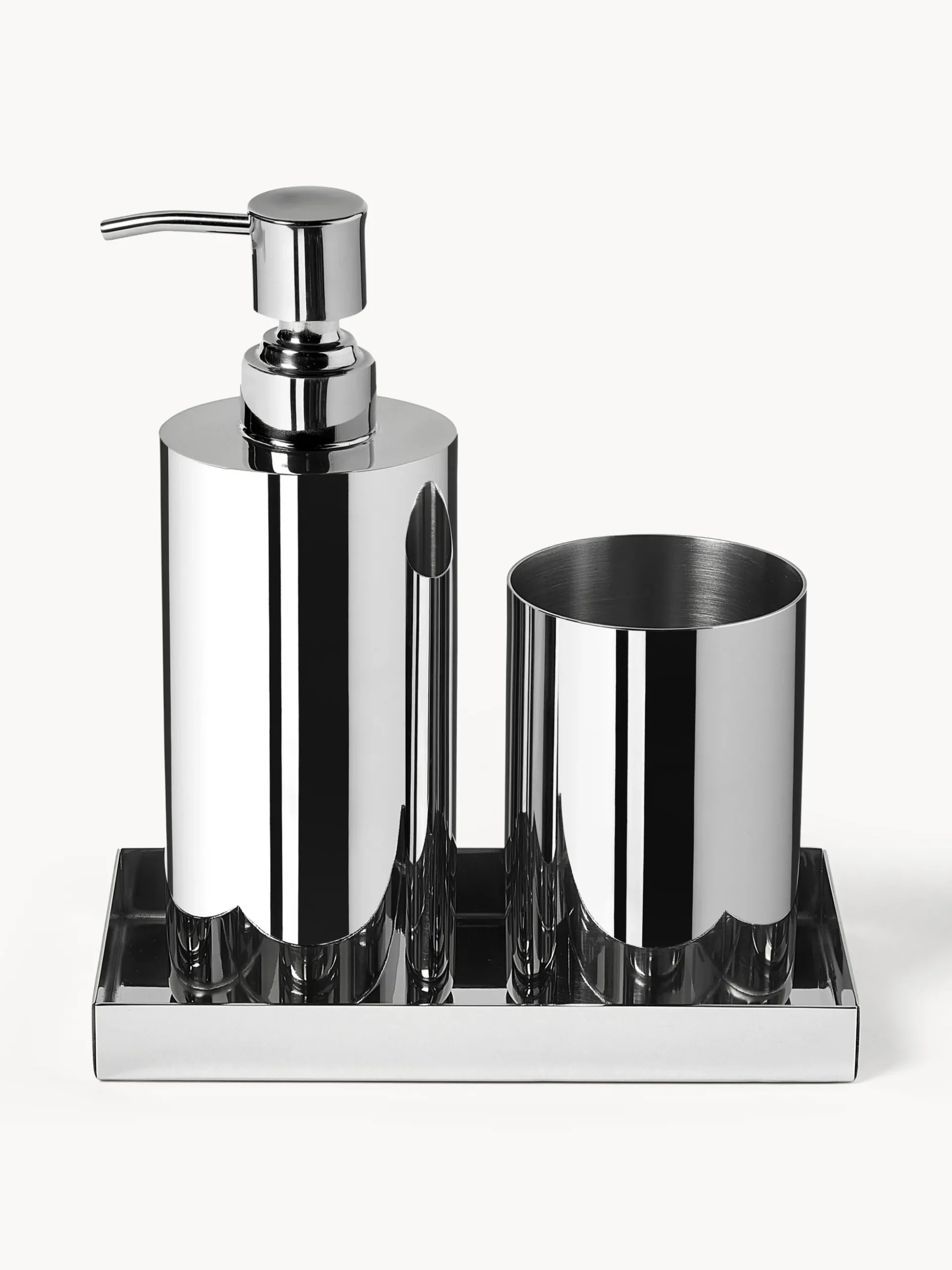 Set di 3 accessori da bagno in metallo Halston