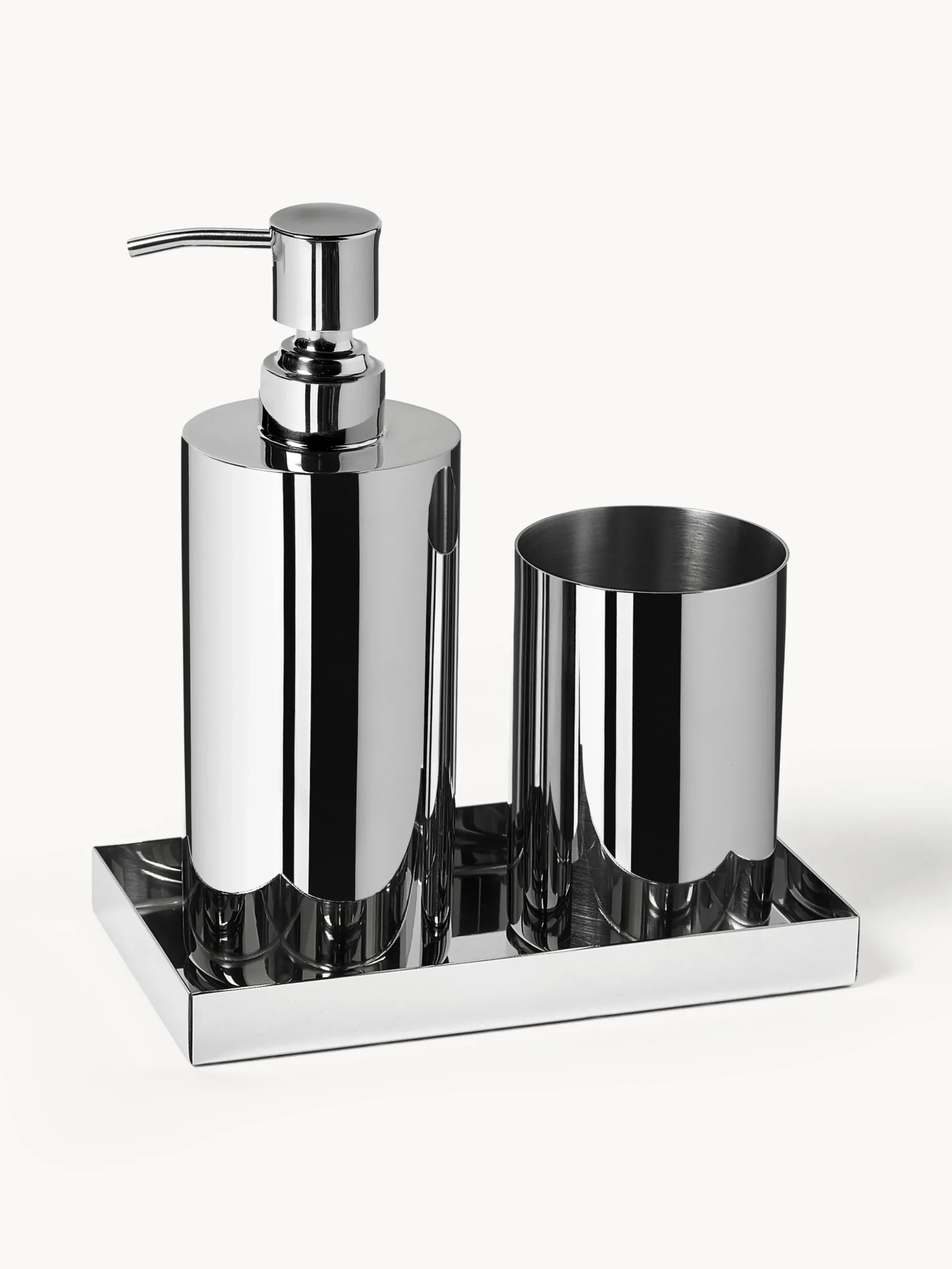 Set di 3 accessori da bagno in metallo Halston
