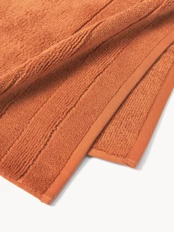 Set di asciugamani con bordo rigato Luxe, varie misure