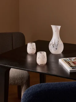 Set di 4 bicchieri acqua fatti a mano Yava