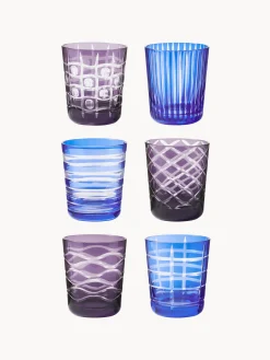 Set di 6 bicchieri Cobalt