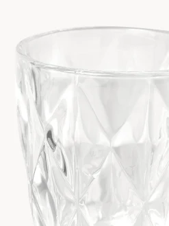 Set di 4 bicchieri con motivo strutturato Colorado