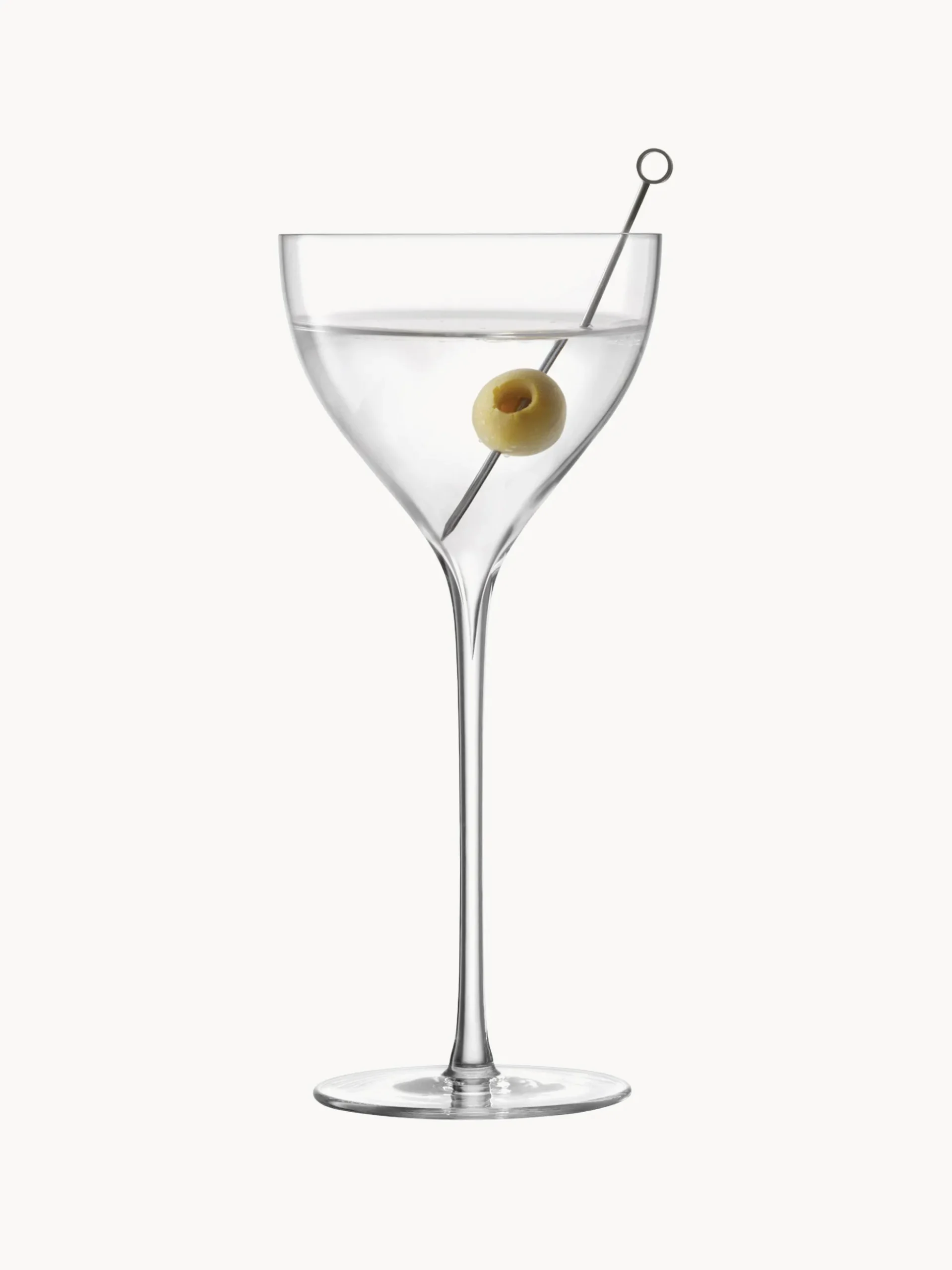 Set di 2 bicchieri da cocktail in vetro soffiato Savoy