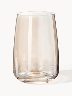 Set di 4 bicchieri da long drink in vetro soffiato Ellery