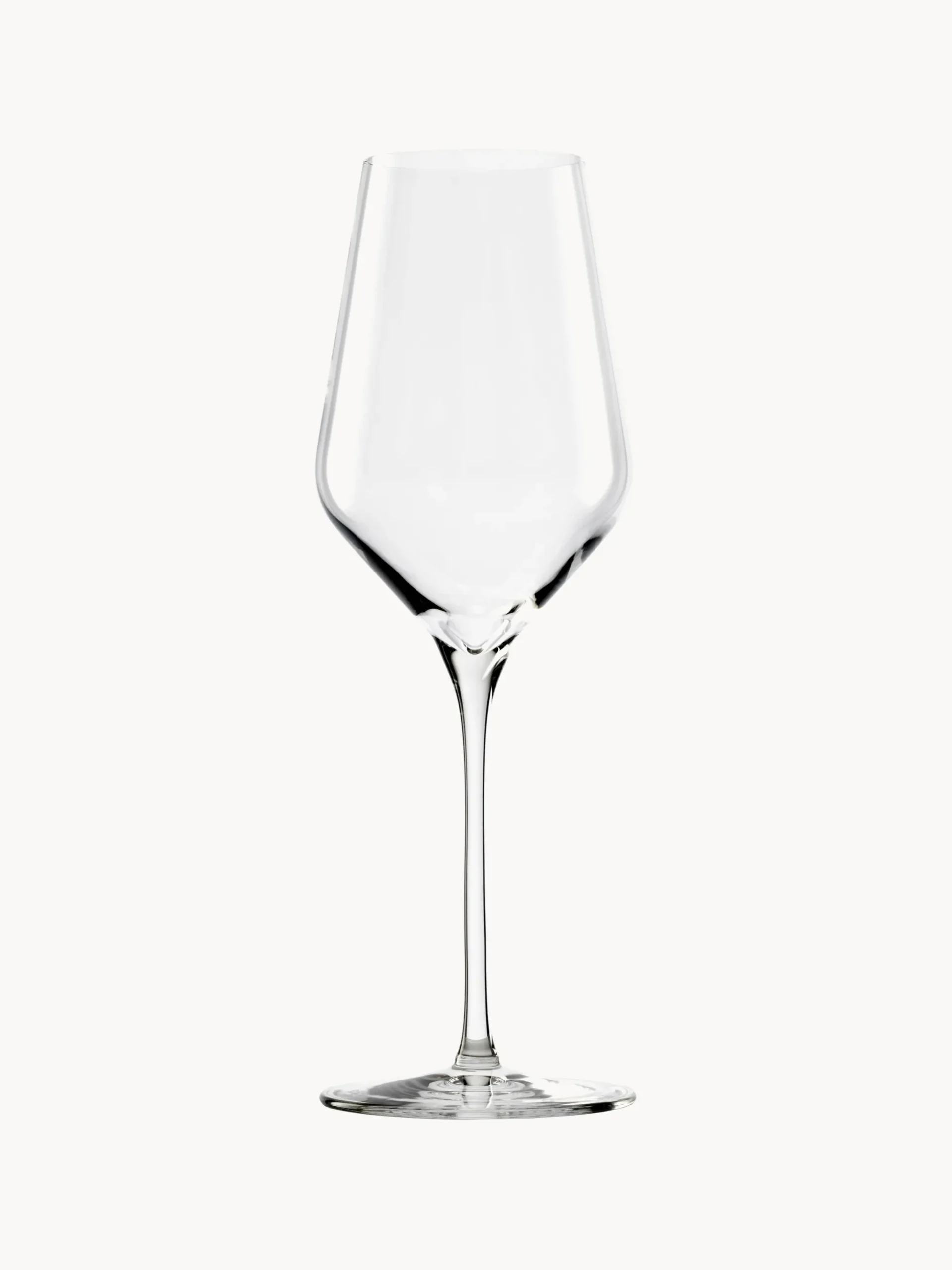 Set di 6 bicchieri da vino bianco in cristallo Quadrophil