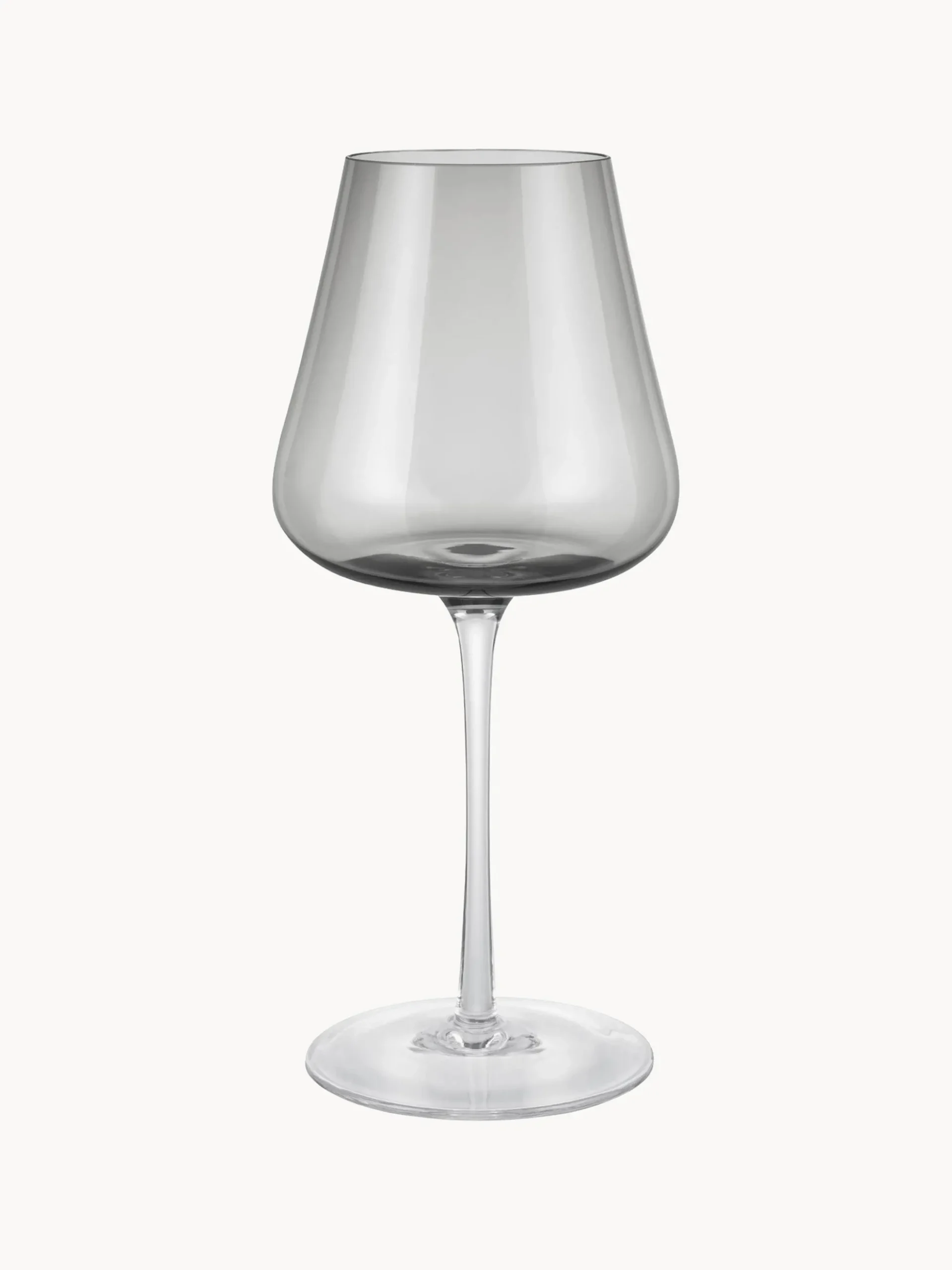 Set di 2 bicchieri da vino bianco in vetro soffiato Belo