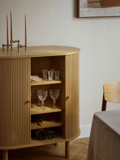 Set di 4 bicchieri da vino con scanalatura in rilievo George
